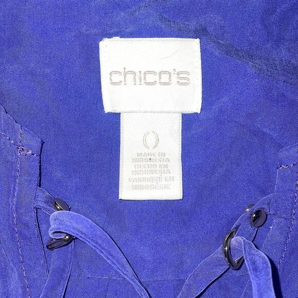 Chico’s Longsleeve Blouse - Periwinkle - Picture 5 of 7